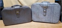 2 Vintage Suitcases no keys