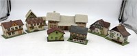 (8) Vintage Model Railroad/Miniature Buildings - M