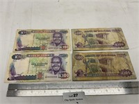 Bank of Zambia 100 Kwacha Foreign Currency