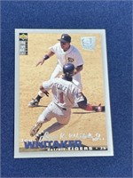 Lou Whitaker silver signature baseball card