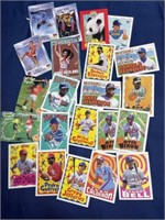 Kids trading card lot baseball soccer water skier