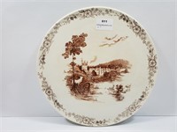 Balmoral Pattern Made England Trasnferware Platter