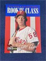 Rookie David Doster signature baseball card