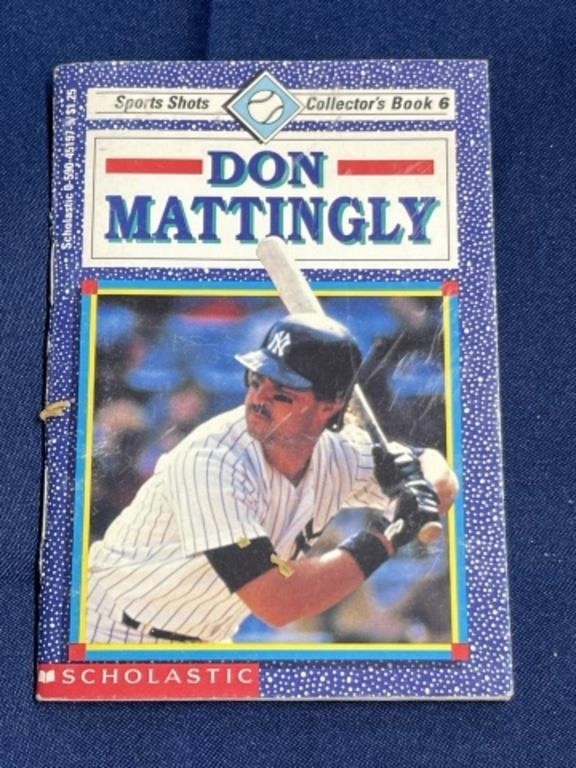 Don Mattingly baseball scholastic book 44 pages