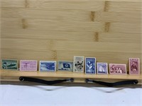 Vintage US Postage Stamps Unused