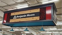 Large Benjamin Moore Ceiling Fixture Display w/3