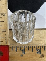 Vintage glass toothpick holder