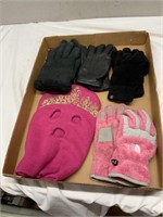 Winter Gloves etc North Face etc
