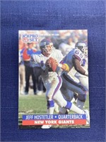 Jeff Hostetler quarterback nfl trading card