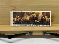 July 4, 1776 US Postage Stamp Block