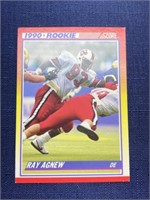 1990 Ray Agnew rookie nfl trading card