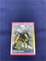 1990 Rookie Marc Spindler nfl trading card