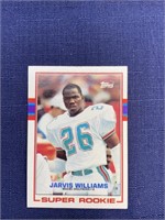 Jarvis Williams nfl super rookie trading card