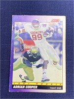 Adrian cooper Nfl rookie trading card