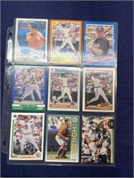 Chris Hoils Mlb trading card lot