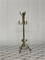 Dollhouse miniature coat rack metal