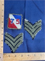 Military patch lot
