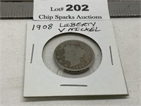 1908 Liberty "V" Nickel