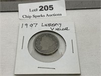 1907 Liberty "V" Nickel