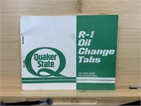 Vintage Quaker State Motor Oil Stickers