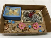 Broaches Jewelry Trinket Box etc