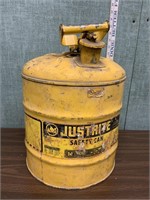 Vintage Justrite Safety 5 Gal Can