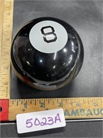 Vintage eight ball, Some liquid has evaporated