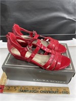 Laura Scott red dress shoes size 7M