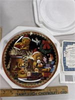 Visions of sugarplums collector plate