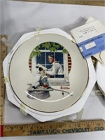 1981 Norman Rockwell plate daydreaming