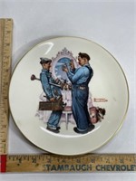 1978 Norman Rockwell plate plumbers