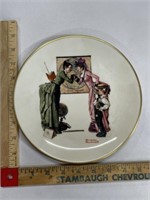 1978 Norman Rockwell plate back to school