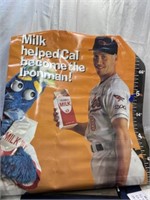 Cal Ripken 6ft tall got milk poster