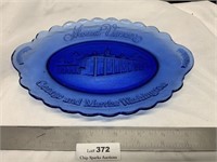 Avon Cobalt Blue Mount Vernon Plate George