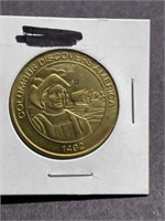 Sunco coin, Columbus discovers America token
