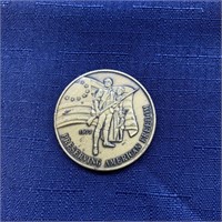 Vintage honoring American veterans coin token