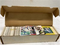Full Box Baseball and Football Trading Cards