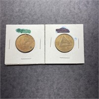 Credit Associates coin token lot of two