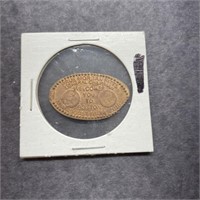 Boston pressed penny