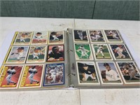 Vintage Baseball Trading Cards in Album