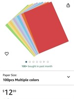 A4 Colored Paper, 100 Pcs A4 DIY Craft Origami