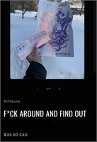 Killtsune F*CK AROUND AND FIND OUT holographic