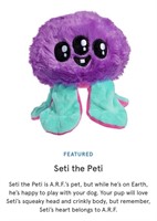 Dog toy - Seti the Peti
Seti the Peti is