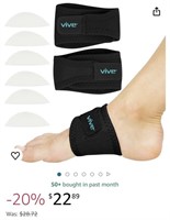 Arch Support Brace by Vive - Plantar Fasciitis