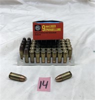 9mm Luger Parabellum 123 Grains Full Metal Case