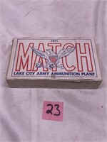 1971 Match Lake City Army Ammunition Plant