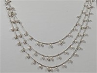 Triple Strand Necklace 18"