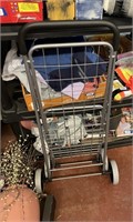 folding cart on wheels metal
