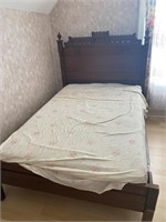 Antique bed mattress not included