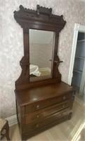 Antique dresser with mirror